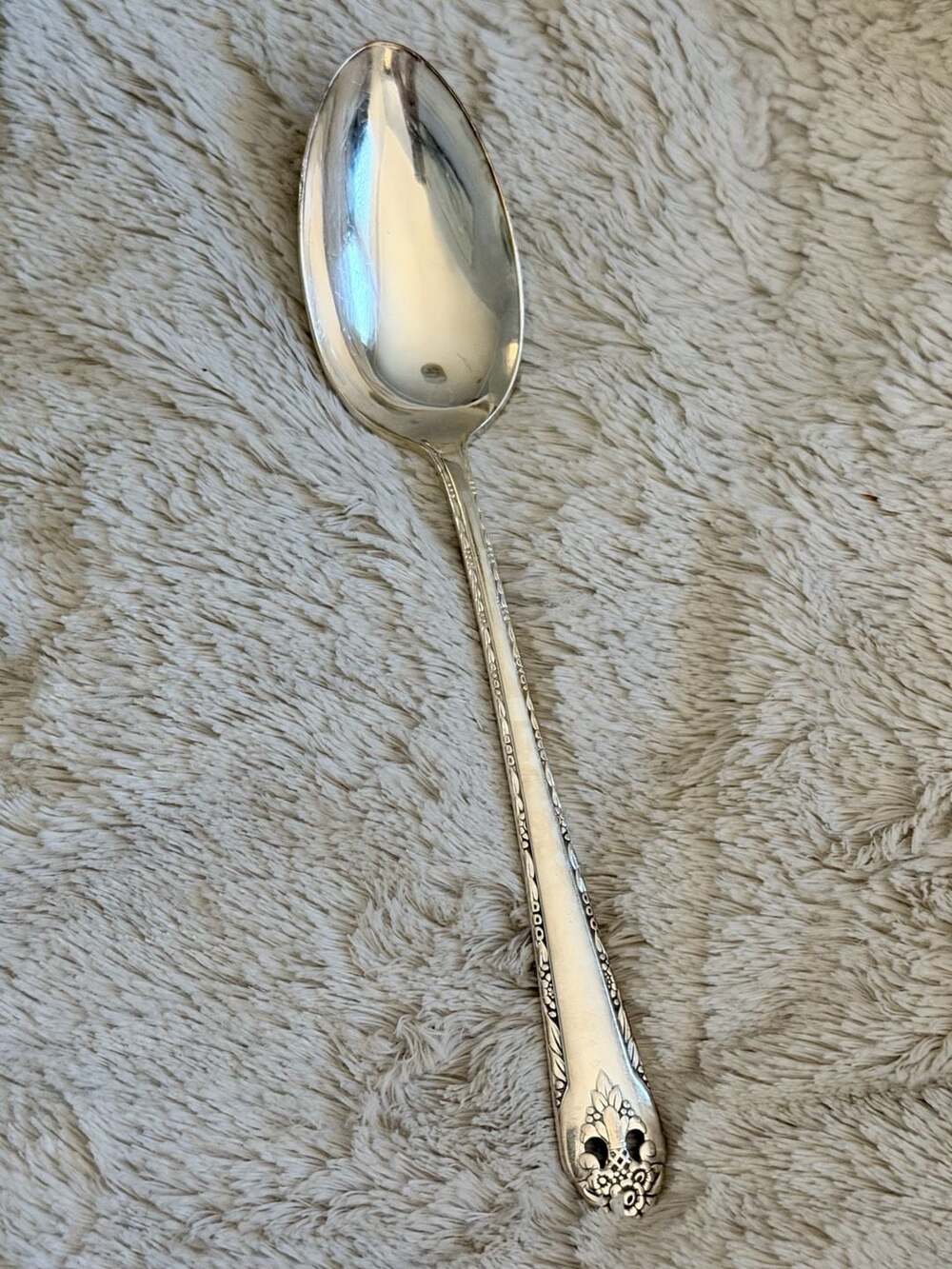 Lovely Lady by Holmes & Edwards International Silver Silverplate Serving Spoon